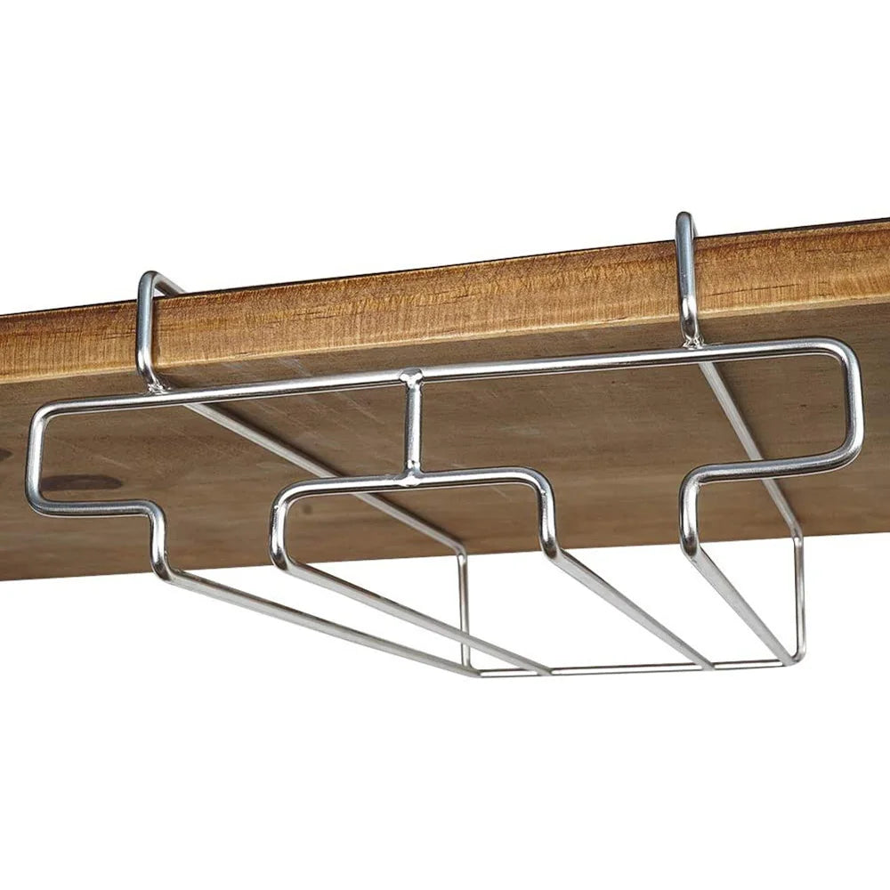 SipStyle™ Hanging Wine Glass Rack – Elegant Cabinet Stemware Organizer