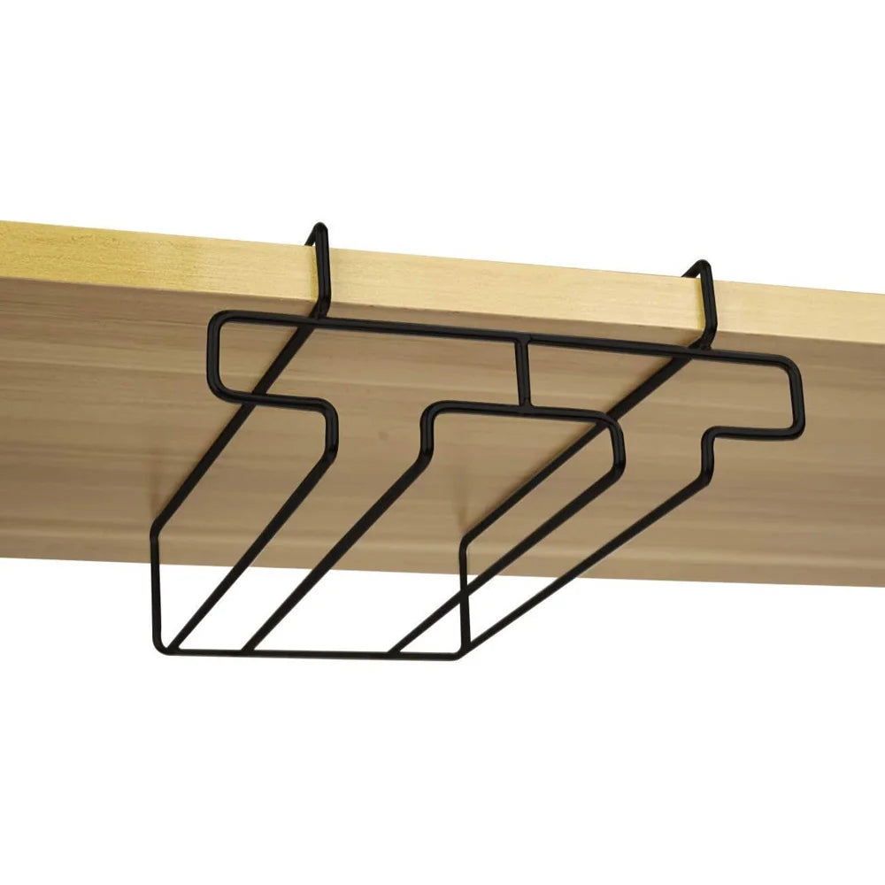 SipStyle™ Hanging Wine Glass Rack – Elegant Cabinet Stemware Organizer